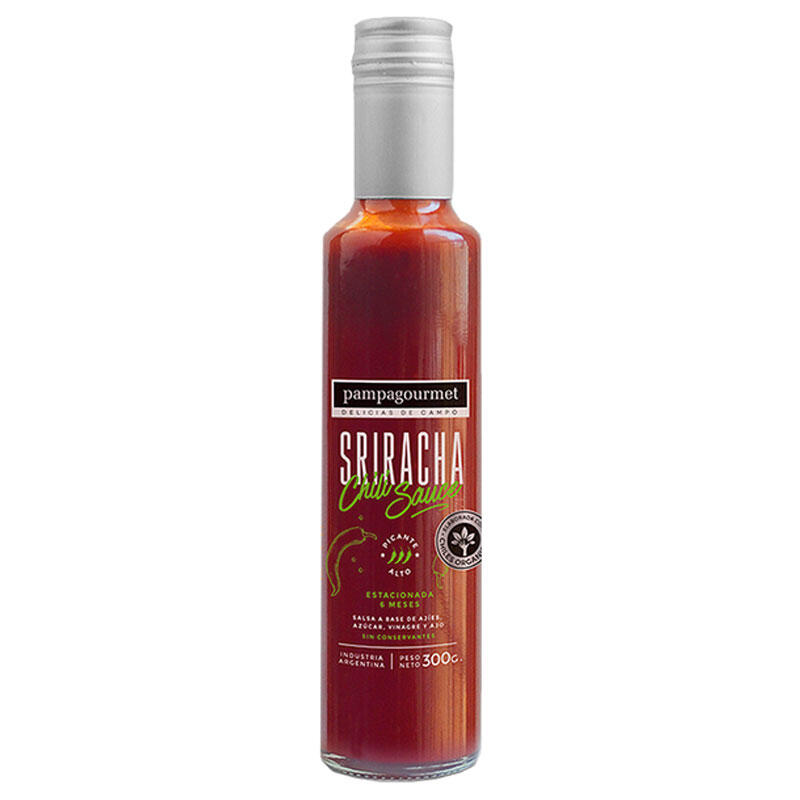 Salsa Sriracha - Botella - 300 gr. / 10,58 Oz. - Marca: PAMPA GOURMET