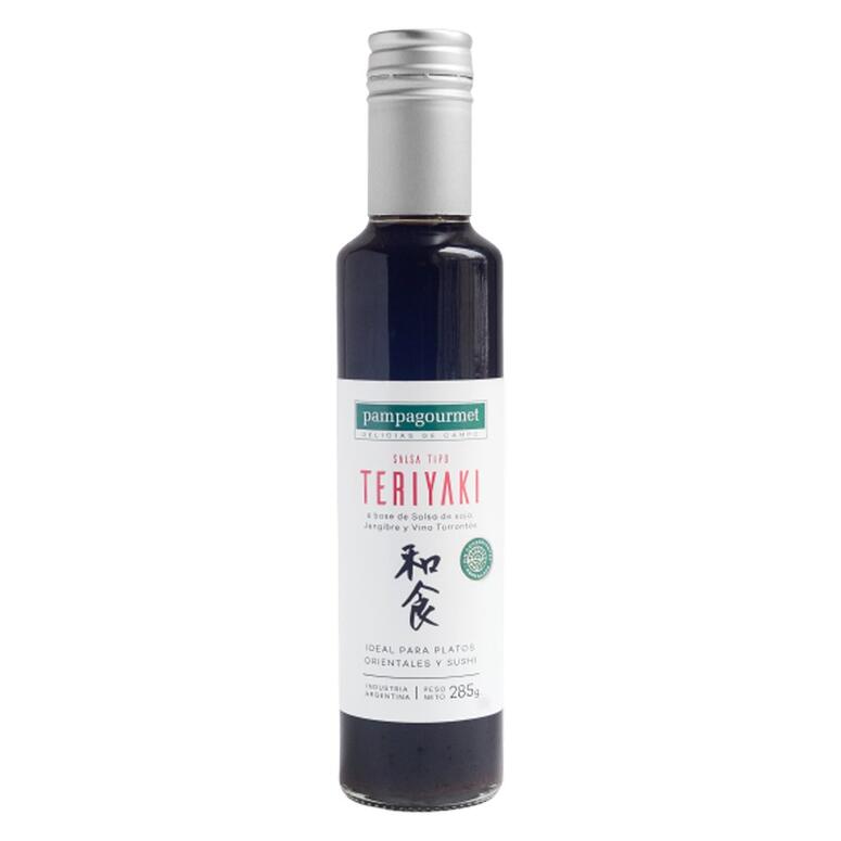 Salsa Teriyaki Con Vino Torrontes - Botella - 285 gr. / 10,05 Oz. - Marca: PAMPA GOURMET