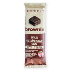 Barras Laddubar Brownie de Datiles, Caju y Cacao - Display x12 u. - 360 gr. / 12,7 Oz. - Marca: GOLDEN MONKEY