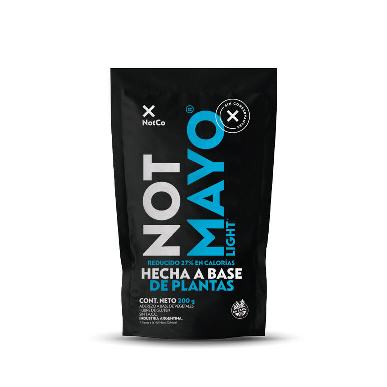 Not Mayo Light- Doypack - 200 gr. / 7,05 Oz. - Marca: Not co