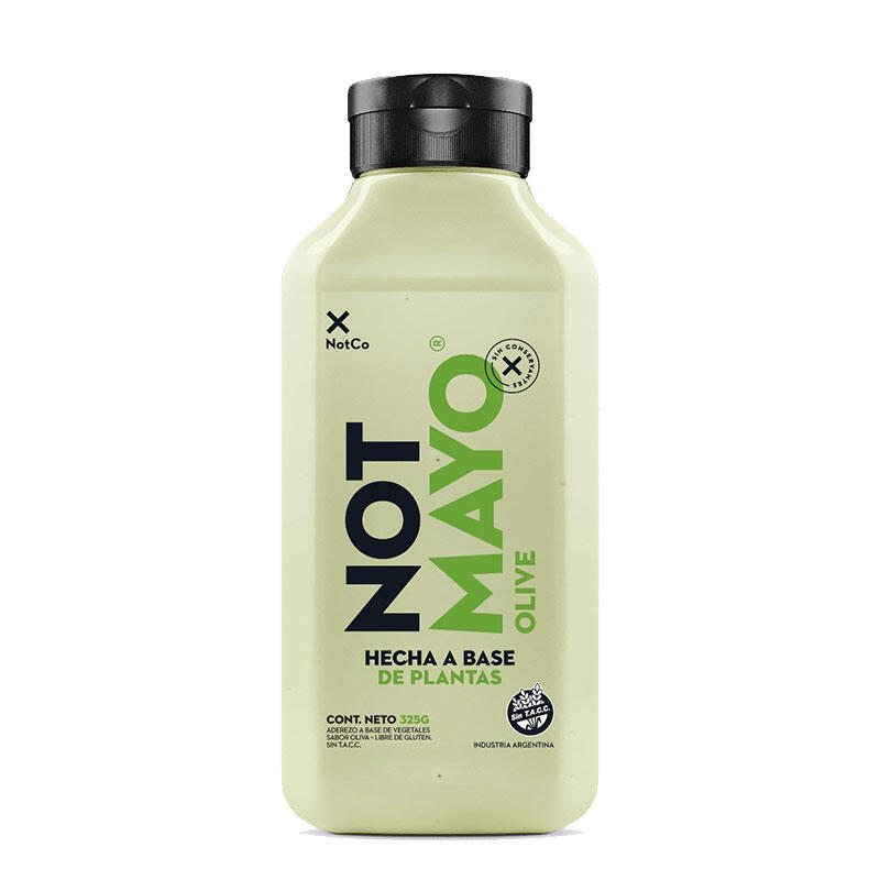 Not Mayo Olive - Botella - 325 gr. / 11,46 Oz. - Marca: Not co