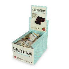 Chocolatinas Semiamargas - Caja x 50 u. - 250 gr. / 0,55 Lb. - Marca: COLONIAL