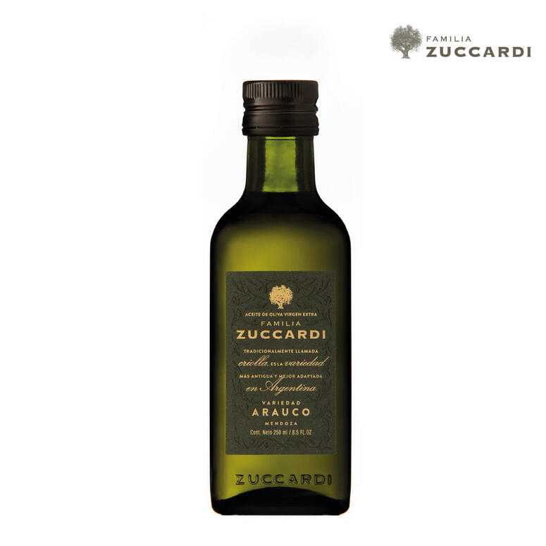 Aceite de Oliva Virgen Extra Arauco - Botella - 250 ml. / 8,45 fl Oz. - Marca: Zuccardi