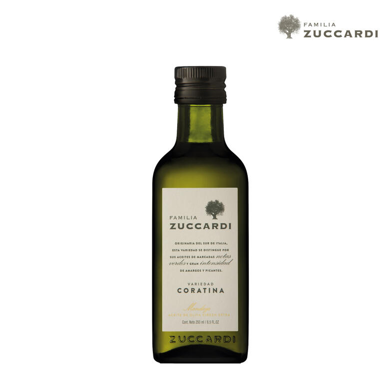 Aceite de Oliva Virgen Extra Coratina - Botella - 250 ml. / 8,45 fl Oz. - Marca: Zuccardi