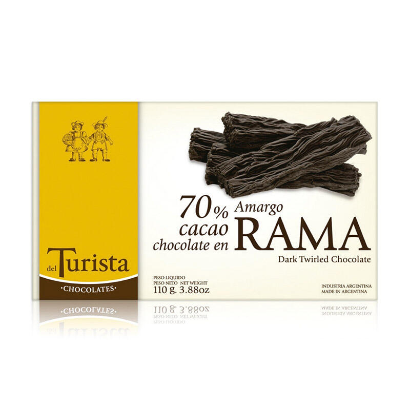 Chocolate en Rama Amargo - Caja - 110 gr. / 3,88 Oz. - Marca: Del Turista