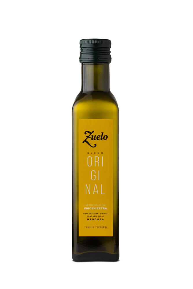 Aceite de Oliva Virgen Extra Original - Botella - 250 ml. / 8,45 fl Oz. - Marca: Zuelo