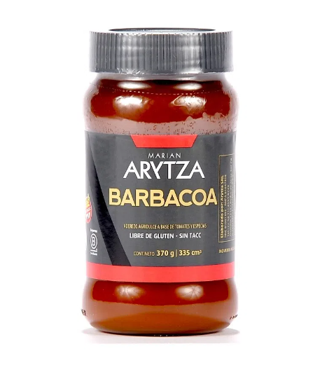 Barbacoa - Frasco - 360 gr. / 12,7 Oz. - Marca: ARYTZA
