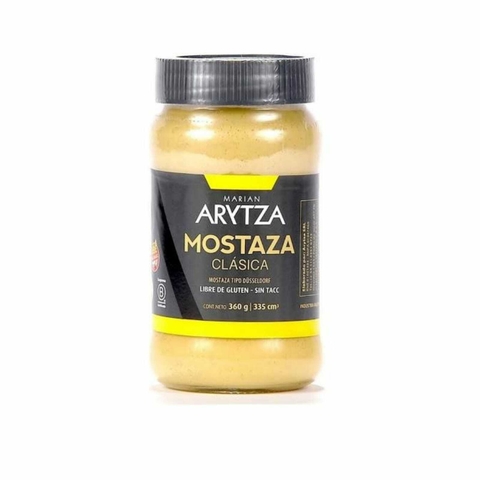 Mostaza Clásica - Frasco - 360 gr. / 12,7 Oz. - Marca: ARYTZA