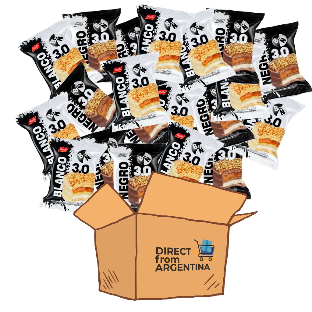 Los delicios alfajores B&N triples! (Pack x 24)