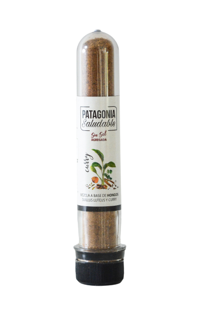 Condimento a base de Hongos deshidratados molidos y curry deshidratado (SIN SAL AGREGADA) - 20 gr. / 0,71 Oz. - Marca: Patagonia Saludable
