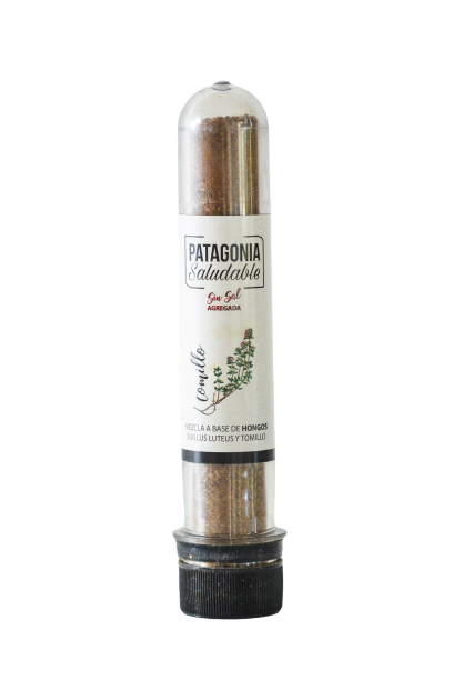 Condimento a base de Hongos deshidratados molidos y tomillo deshidratado (SIN SAL AGREGADA) - 20 gr. / 0,71 Oz. - Marca: Patagonia Saludable