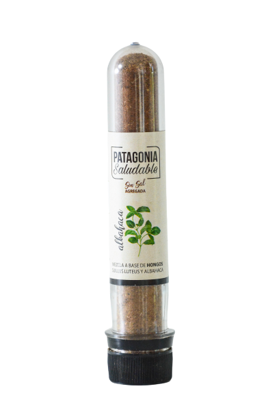 Condimento a base de Hongos deshidratados molidos y albahaca deshidratada (SIN SAL AGREGADA) - 20 gr. / 0,71 Oz. - Marca: Patagonia Saludable