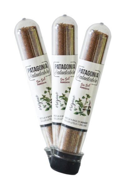 Condimento a base de Hongos deshidratados molidos y orégano deshidratado (SIN SAL AGREGADA)- Pack x 3 u. - 60 gr. / 2,12 Oz. - Marca: Patagonia Saludable