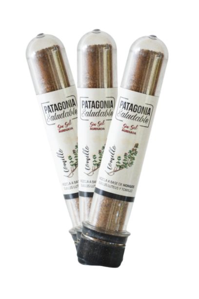 Condimento a base de Hongos deshidratados molidos y tomillo deshidratado (SIN SAL AGREGADA)- Pack x 3 u. - 60 gr. / 2,12 Oz. - Marca: Patagonia Saludable