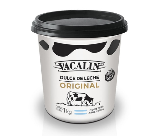 [DDL-033] Dulce de leche estilo original  - 1 Kg / 35,2 oz. - Marca: VACALÍN