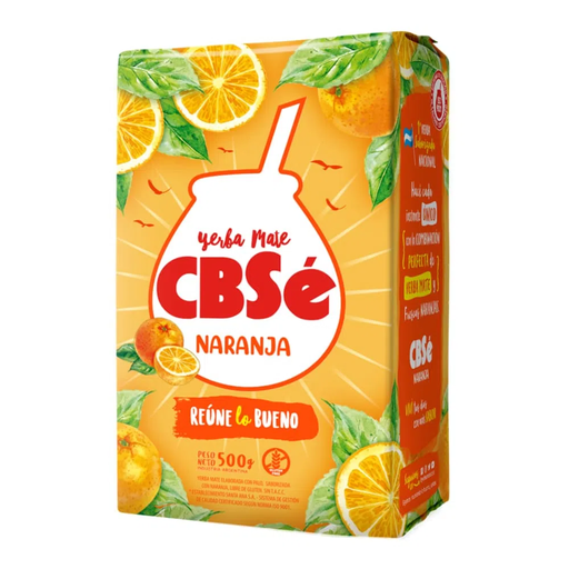 [YRB-006] Yerba con naranja  - 500 gr / 17,6 oz. - Marca: CBSÉ