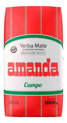[YRB-076] Yerba campo  - 1000 gr / 35,2 oz. - Marca: AMANDA