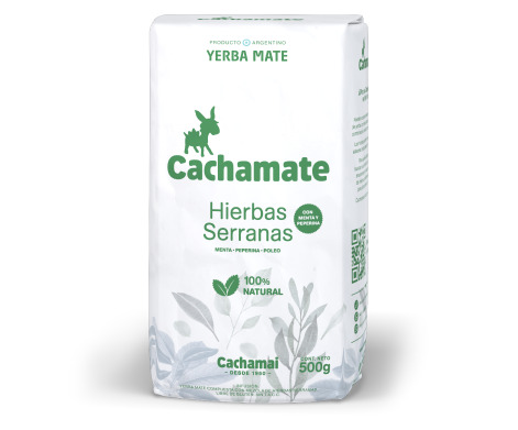 [YRB-114] Yerba hierbas serranas  - 500 gr / 17,6 oz. - Marca: CACHAMATE