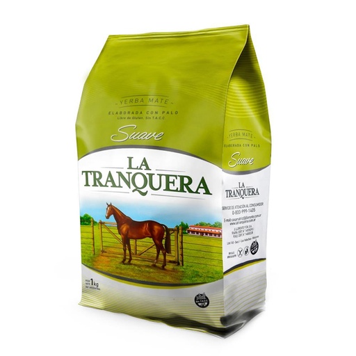 [YRB-126] Yerba suave  - 1000 gr / 35,2 oz. - Marca: LA TRANQUERA