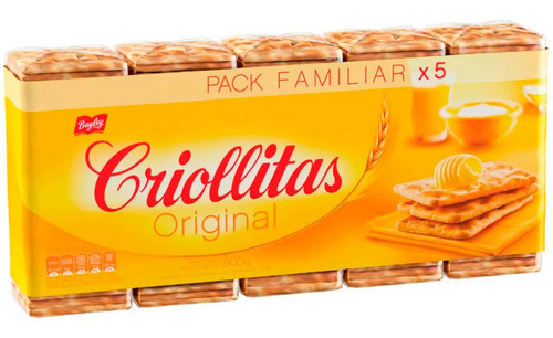 [GLL-007] Galletitas Original - 500 g / 17,6 Oz. - Marca: Criollitas