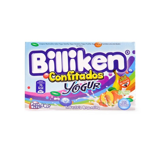[GLS-020] Confites Yogur - 50 gr  / 1,7 Oz. - Marca: Billiken
