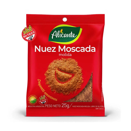 [SPC-007] Nuez moscada molida - 25 gr / 0,8 Oz. - Marca: ALICANTE