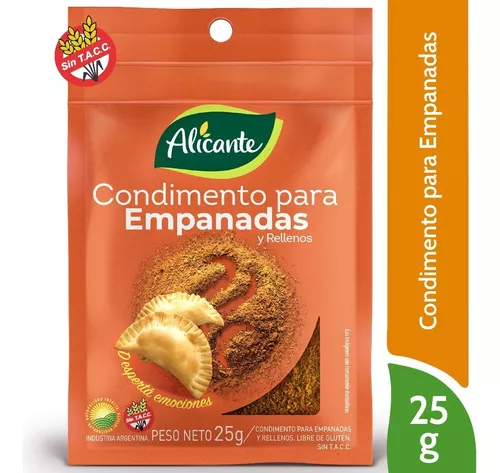 [SPC-034] Condimentos para empanadas - 25 gr / 0,7 oz. - Marca: ALICANTE