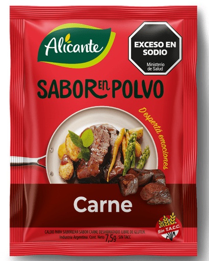 [SPC-065] Sabor en polvo Carne - 7,5 gr / 0.26 Oz. - Marca: Alicante
