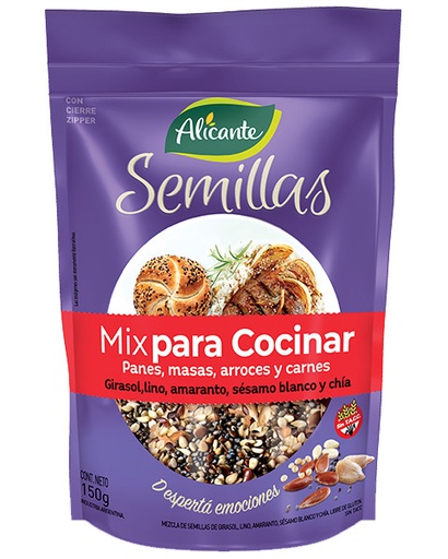 [SPC-114] Semillas Mix para cocinar - 150 gr / 5.29 Oz. - Marca: Alicante