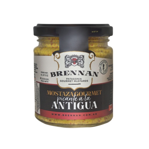 [SPC-131] Mostaza a la antigua - 200 gr / 7.05 Oz. - Marca: BRENNAN