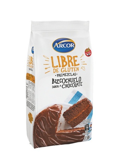 [PRM-006] Premezcla libres de gluten Bizcochuelo chocolate - 500 gr / 17,6 Oz.
