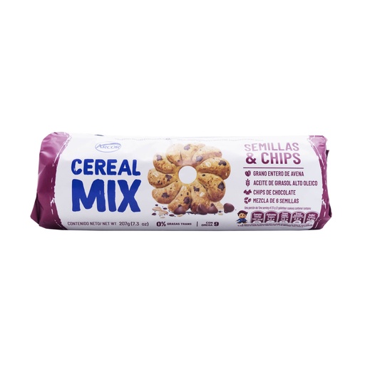 [GLL-089] Galletitas dulces de semillas y chips de chocolate - 207 gr / 7,3 oz.