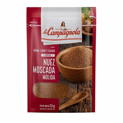 [SPC-100] Nuez moscada molida - 23 gr / 0,8 Oz. - Marca: La Campagnola