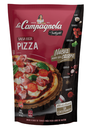 [CSR-048] Salsa para pizza - 340 gr / 11,9 Oz. - Marca: La Campagnola