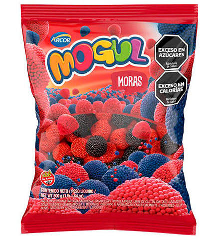 [GLS-042] Gomitas Moras mogul - 500 gr / 17.63 Oz. - Marca: Mogul