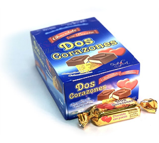 [CCH-123] Chocolates dos corazones - 20 x 26 gr / 0,91 oz.
