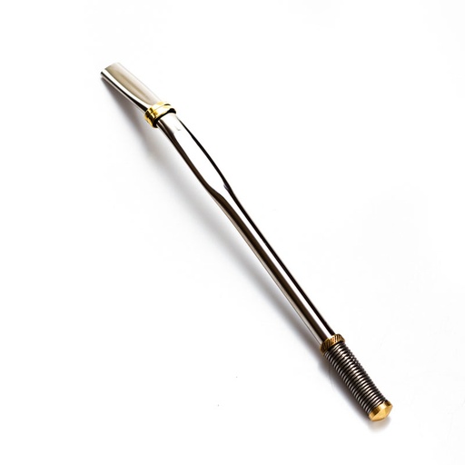 [TDS-00246] Bombilla de acero inoxidable con resorte regulable. - Marca: CIMARRÓN