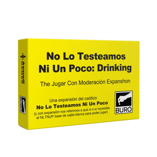 [TDS-00908] No Lo Testeamos Ni Un Poco: DRINKING (Amarillo) - Marca: BUREU DE JUEGOS