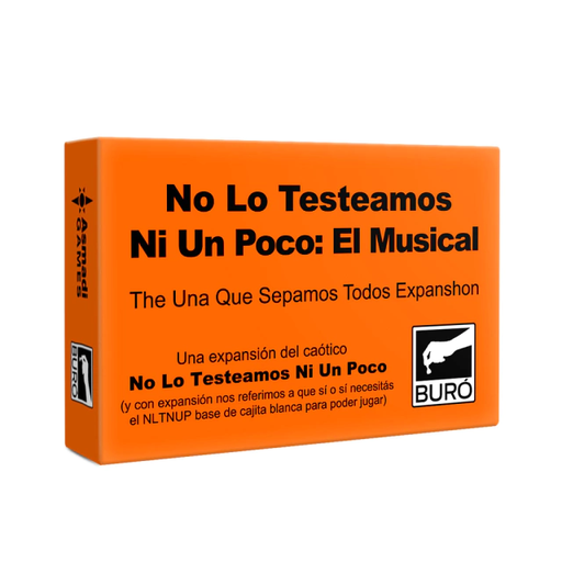 [TDS-00911] No Lo Testeamos Ni Un Poco (Naranja) - Marca: BUREU DE JUEGOS