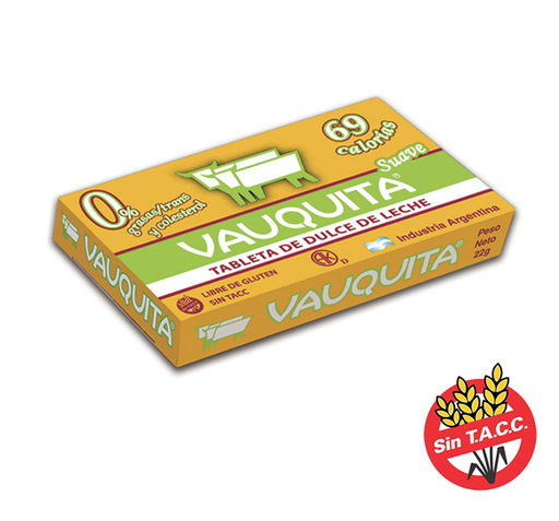[TDS-01021] Tableteta de dulce de Leche Suave - 25gr. / 0,88Oz. - Cantidad: 1 u. - Marca: VAUQUITA