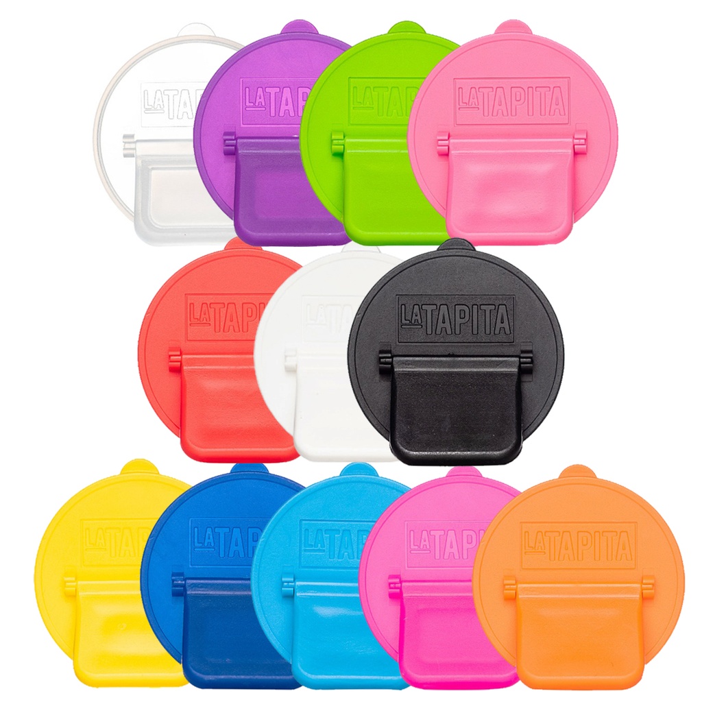Tapa para LATAS de color tradicional - Por unidad - Marca: LA TAPITA