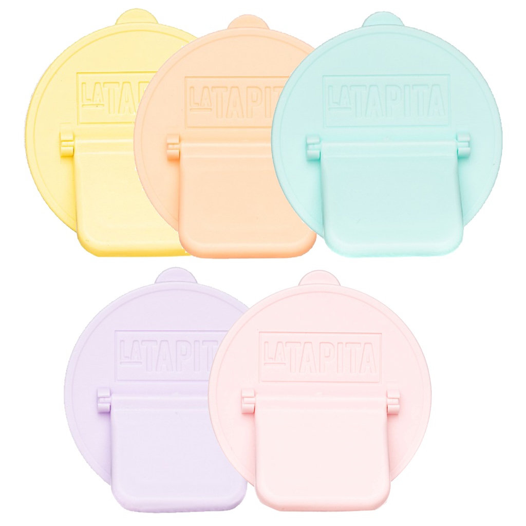 Tapa para LATAS de colores PASTEL - Pack x 24 u. - Marca: LA TAPITA