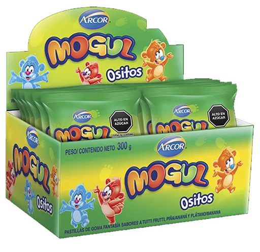 [TDS-01665] Gomitas OSITOS - 360 gr. / 12,7 Oz.- Caja x 12 paq. - Marca: MOGUL