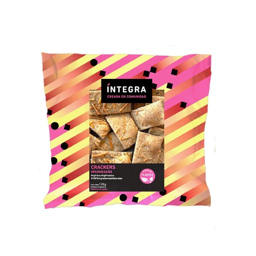 [TDS-01703] Crackers Parmesano - Paquete - 120 gr. / 4,23 Oz. - Marca: Integra