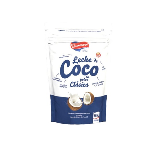 [TDS-01743] Leche de Coco en Polvo Clasica Vegana - Doypack - 150 gr. / 5,29 Oz. - Marca: DICOMERE