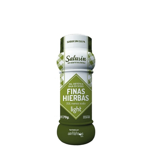[TDS-01757] Sal Diet Baja en Sodio Finas Hierbas - Pote - 70 gr. / 2,47 Oz. - Marca: DICOMERE