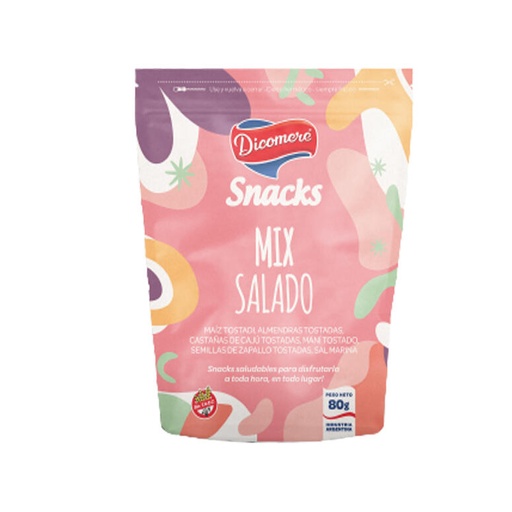 [TDS-01765] Snack Mix Salado - Doypack - 80 gr. / 2,82 Oz. - Marca: DICOMERE
