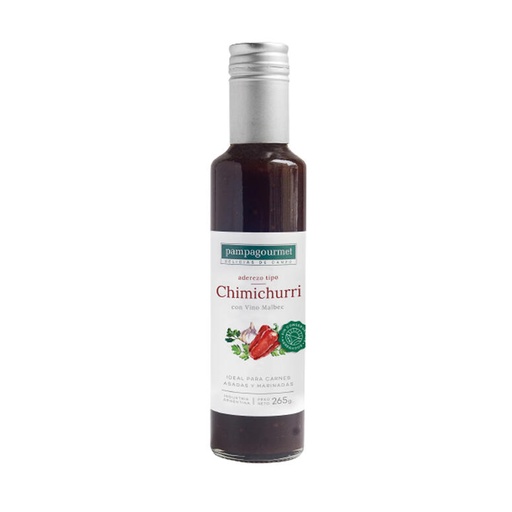 [TDS-01770] Chimichurri Con Vino Malbec - Botella - 285 gr. / 10,05 Oz. - Marca: PAMPA GOURMET