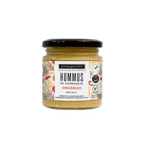 [TDS-01772] Hummus De Garbanzo Organico - Frasco - 180 gr. / 6,35 Oz. - Marca: PAMPA GOURMET