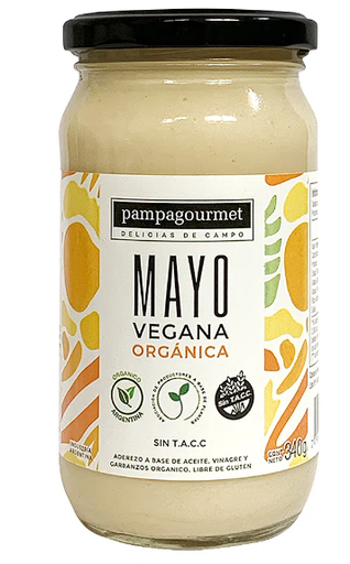 [TDS-01777] Mayo Vegana Organica - Frasco - 340 gr. / 11,99 Oz. - Marca: PAMPA GOURMET